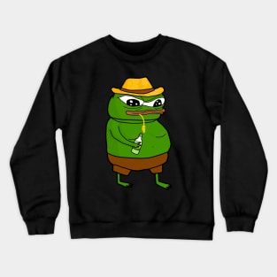 Strawhat Pepe Crewneck Sweatshirt